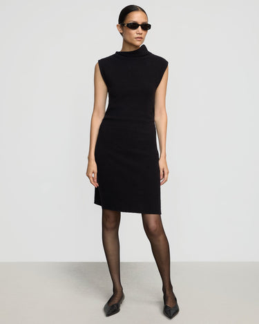 Charlotte | Alaia Asymmetric-Neck Mini Dress in Size Extra Small