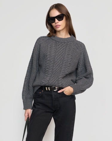 Beate | Brady Chunky Cable Knit Sweater in Size Small