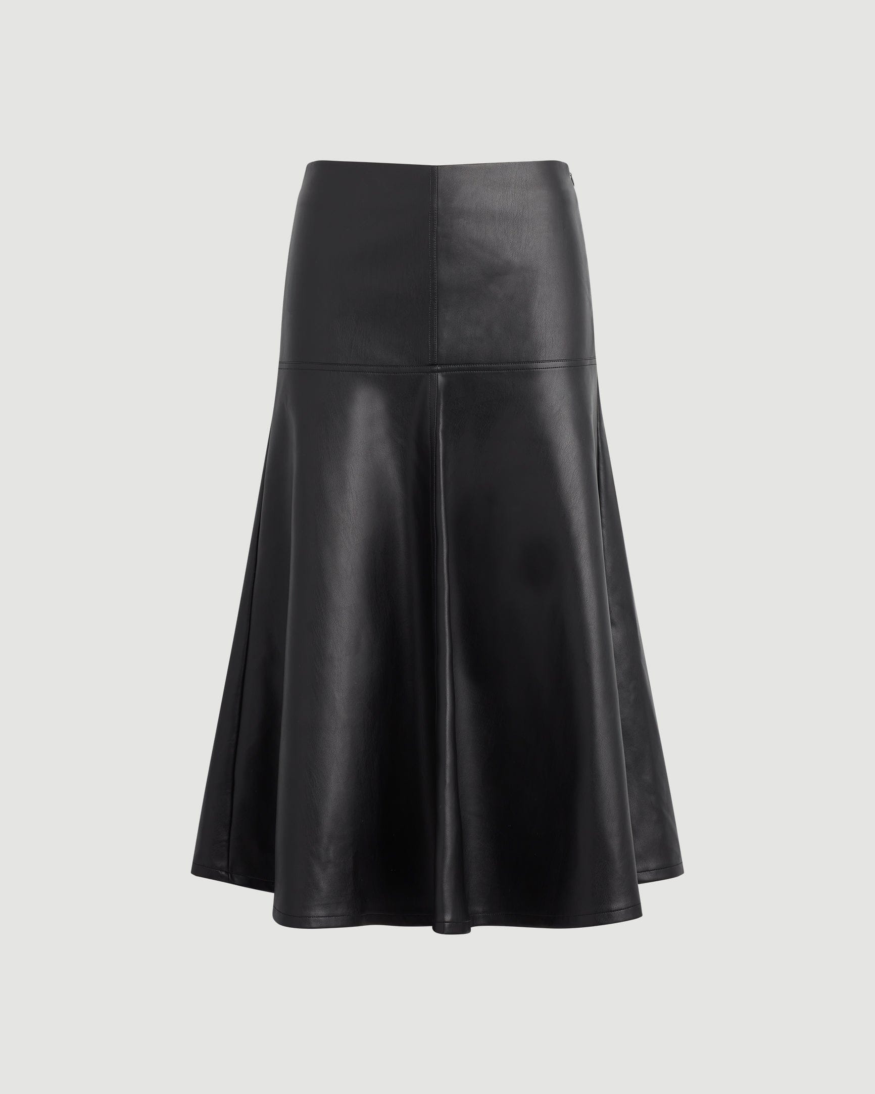 Petite leather skirt hotsell