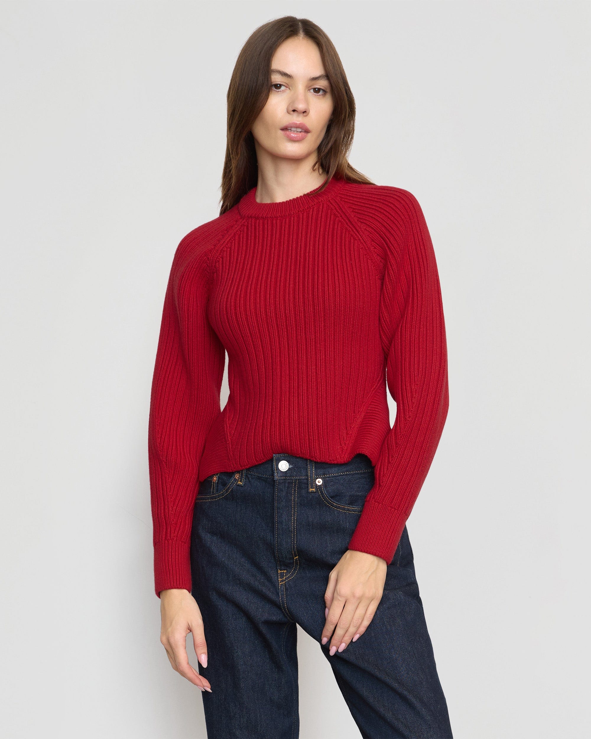 Modern 2024 Citizen ribbed cropped sweater Sz S