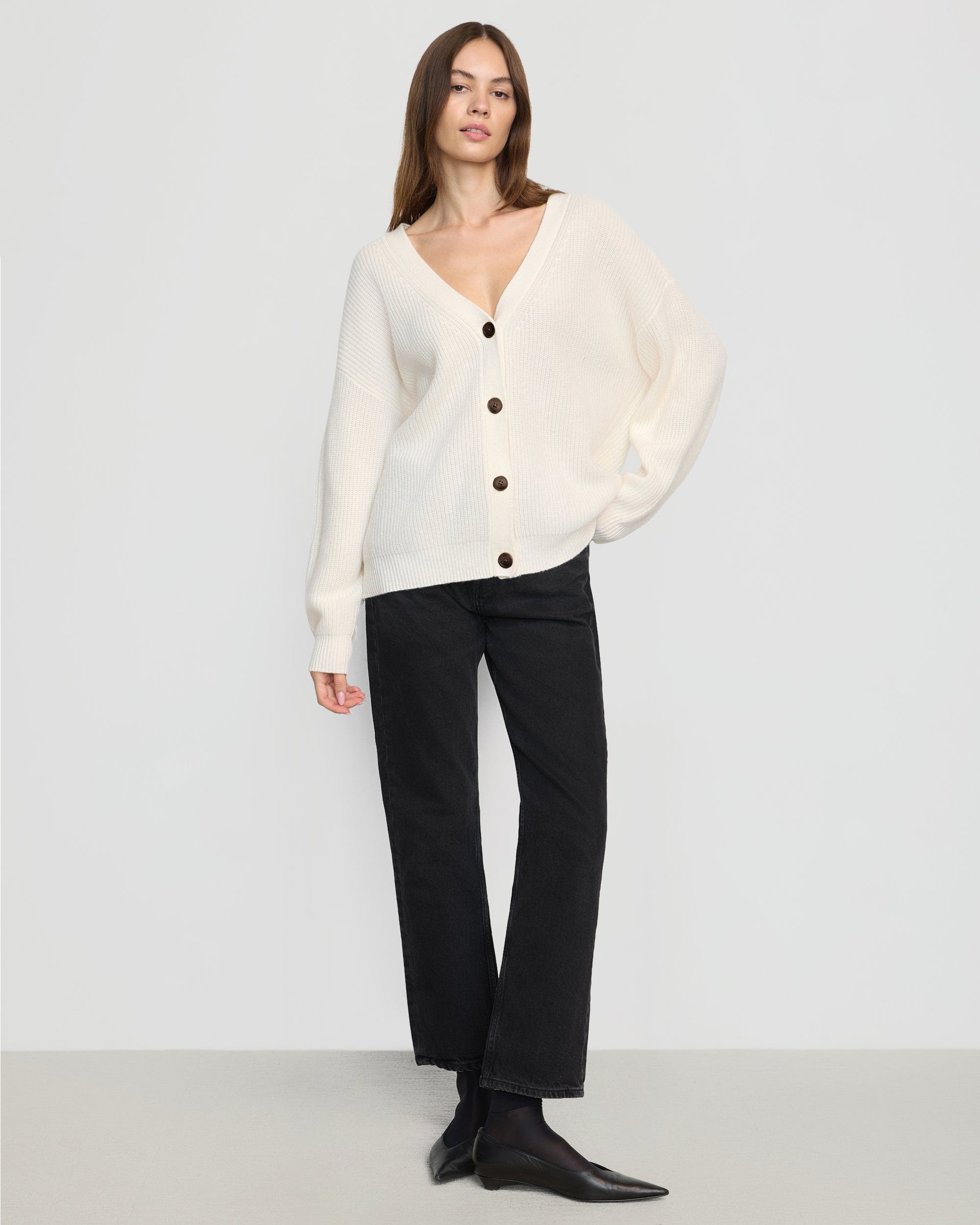 Ola Oversized Cashmere Cardigan