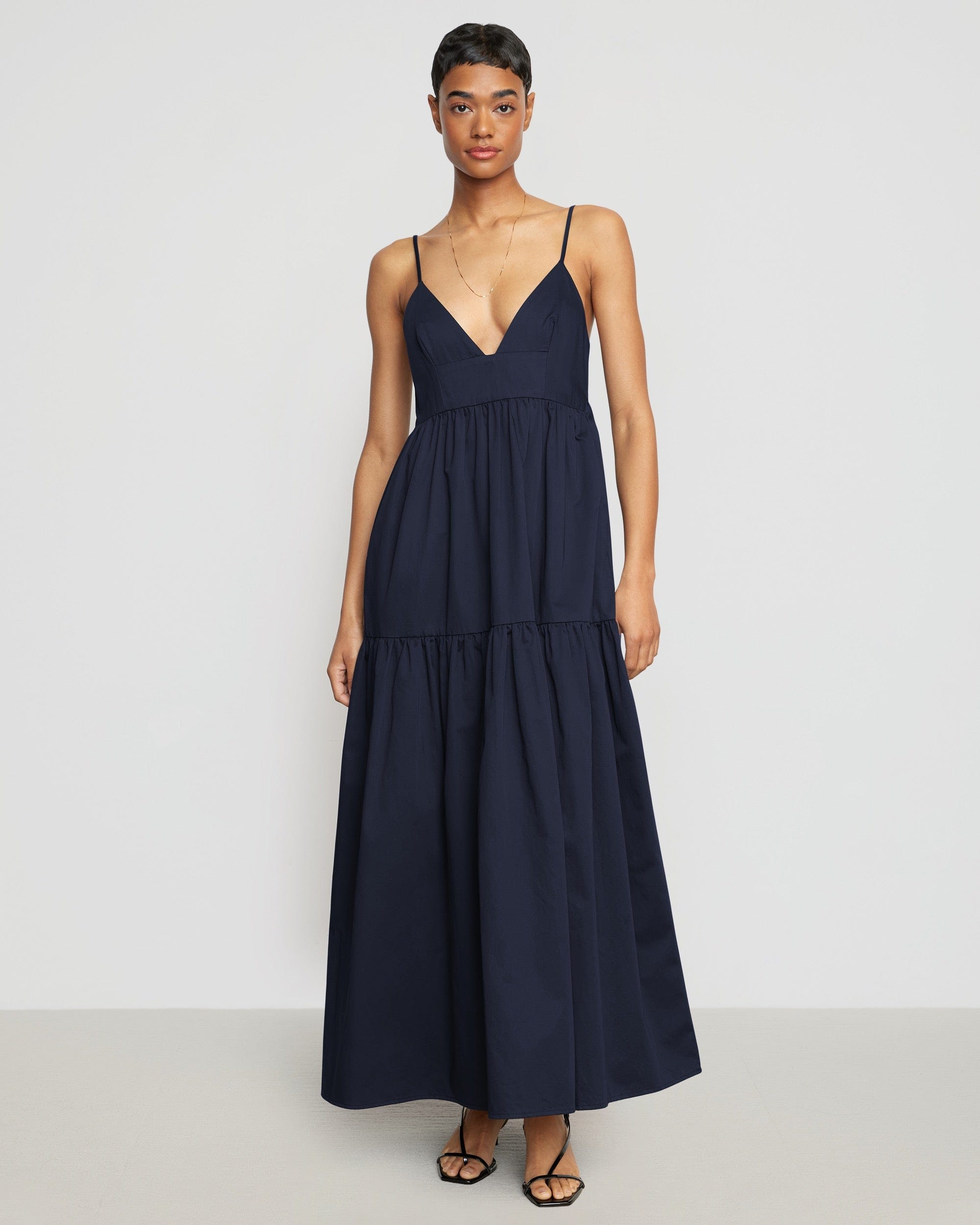 Casual tiered maxi dress on sale