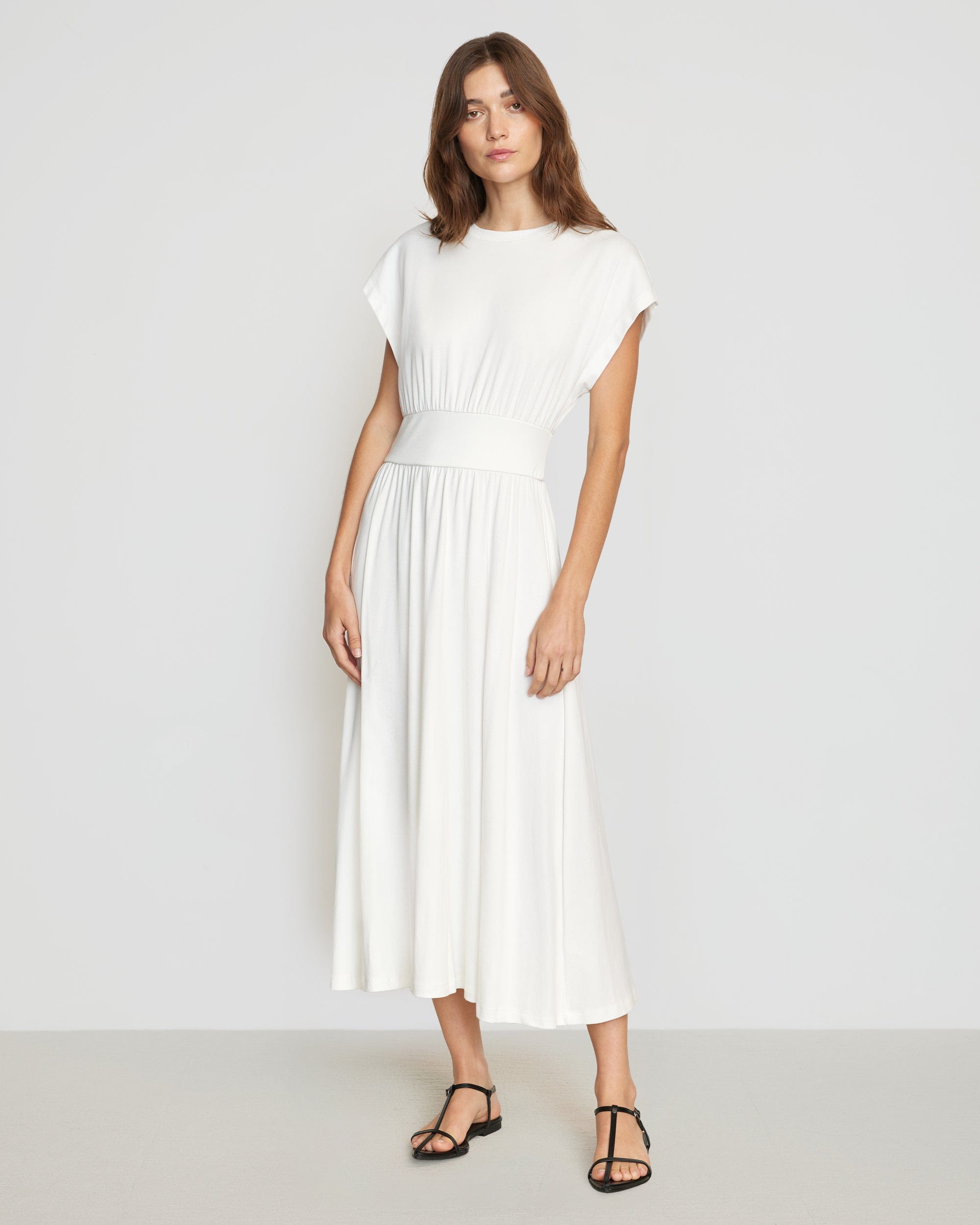 Plain white hotsell jersey dress