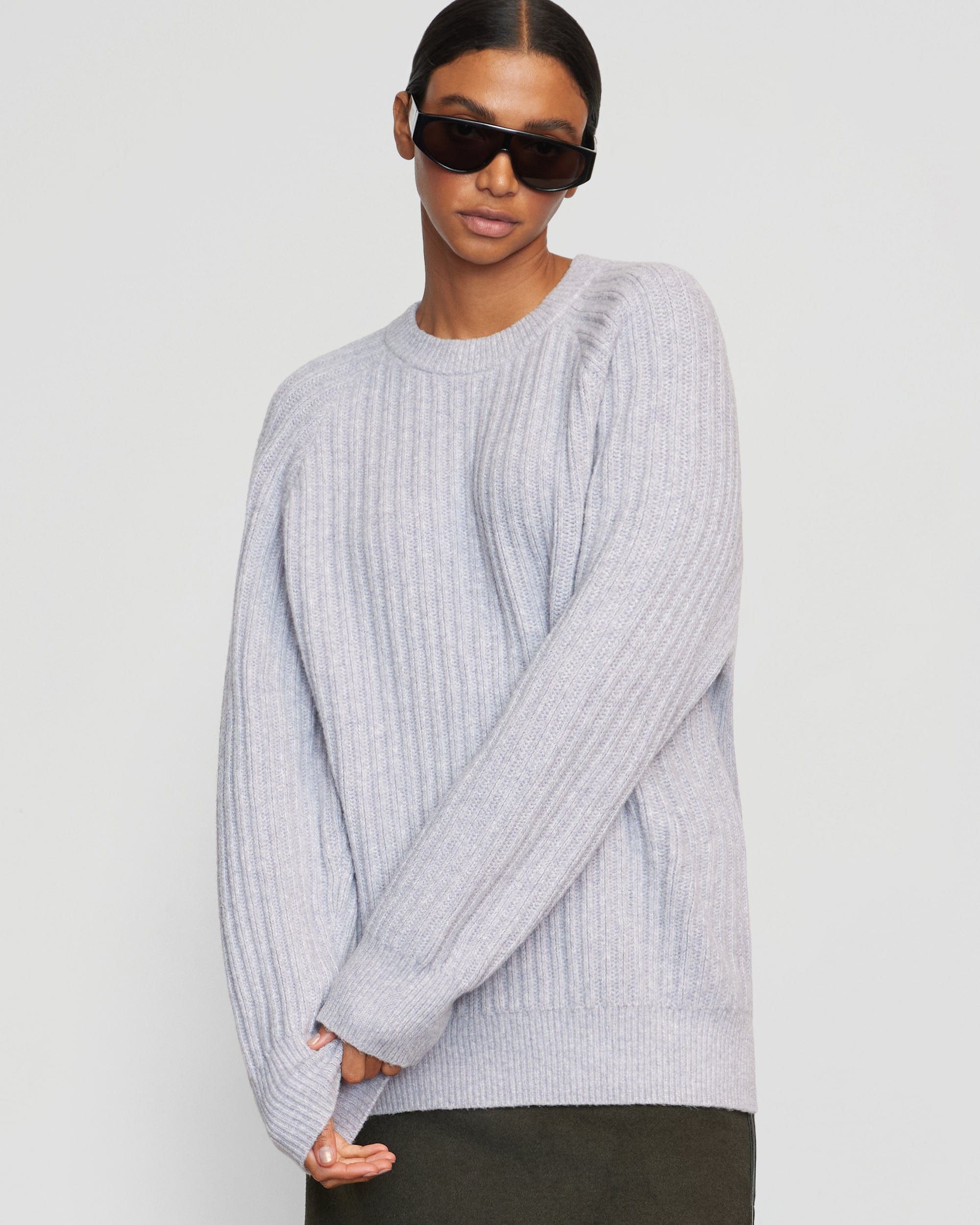 Roylene Ribbed Boyfriend Sweater