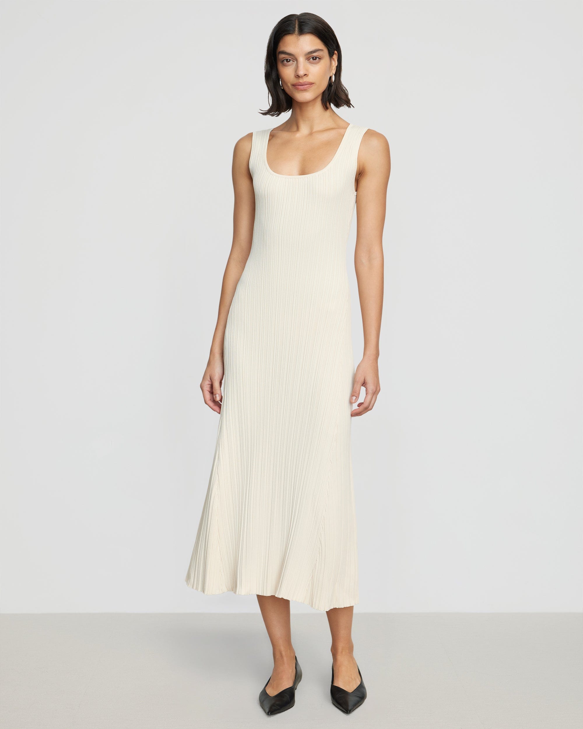 Maxi dress ribbed best sale