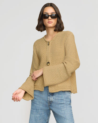 Olivia | Yoojin Textured Knit Cardigan in Size Small 