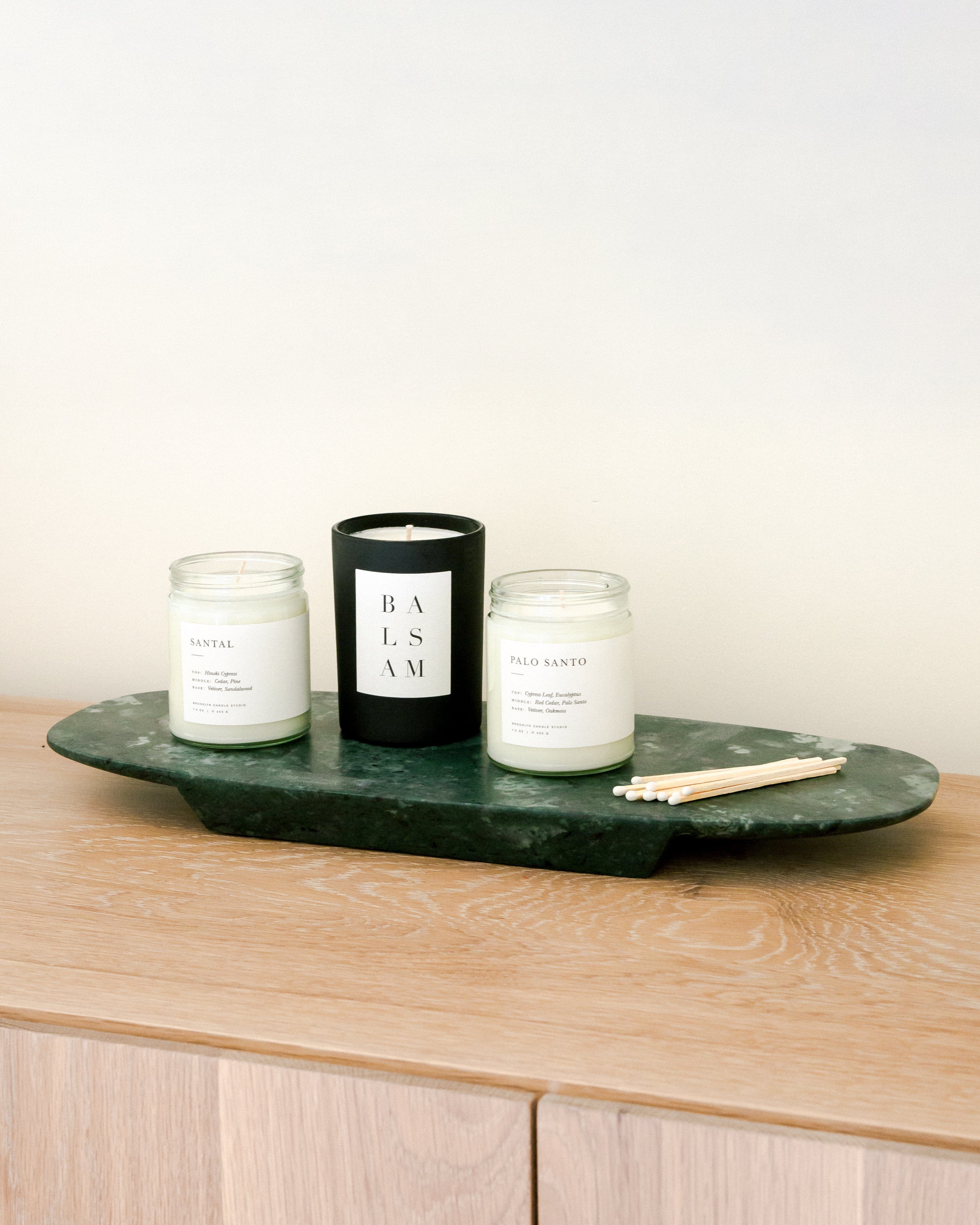 Palo Santo & Vetiver, Hand Poured, Organic Soy Candle